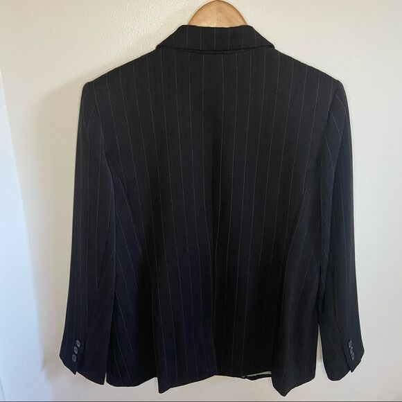 Style & Co pin stripe black blazer - Picture 7 of 9